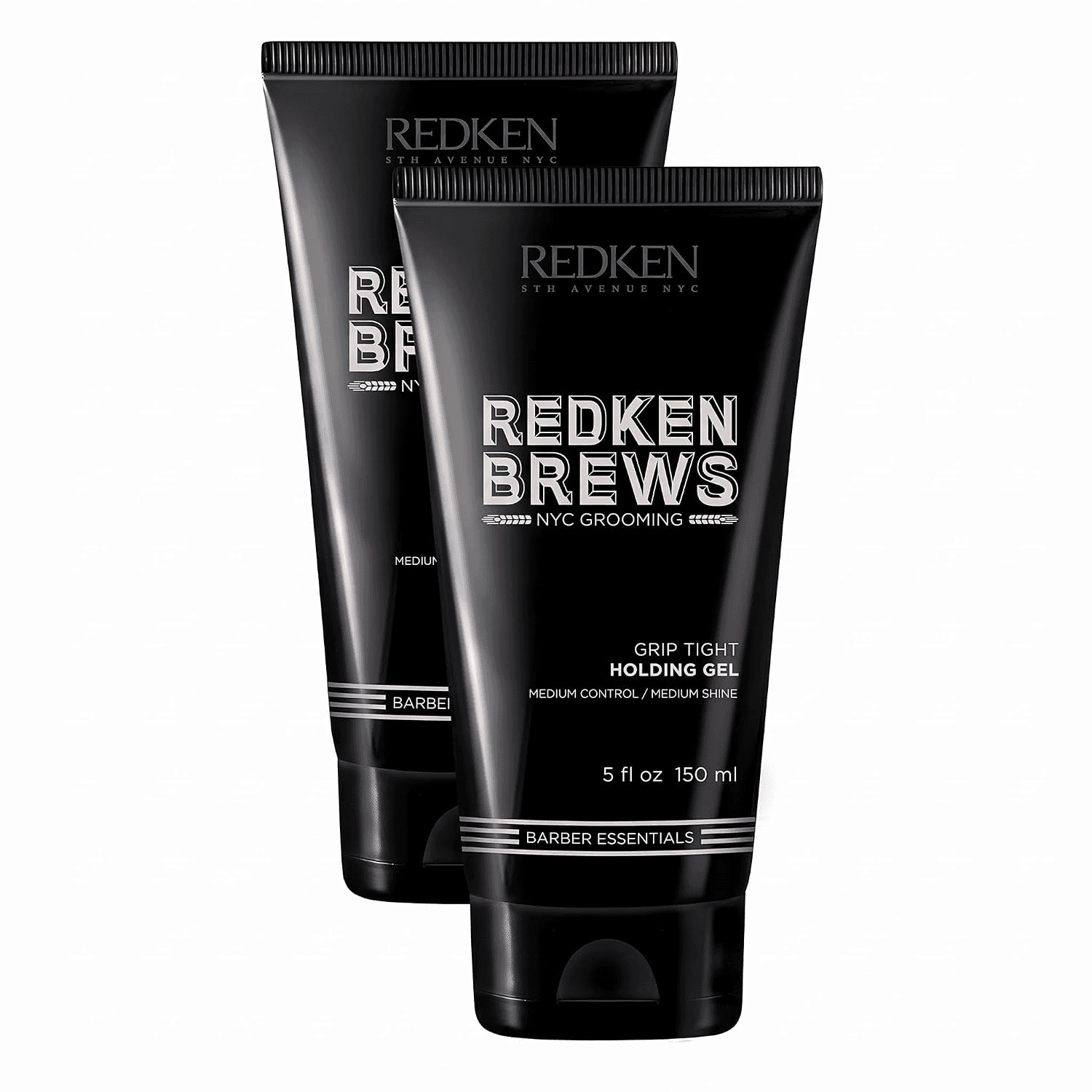 Redken Holding Gel for Men | Men’s Hair Gel | Medium Hold Styling | Medium Shine | Flake-Free, No Crunch Styling | for All Hair Types |5 Fl Oz, (Pack of 2)