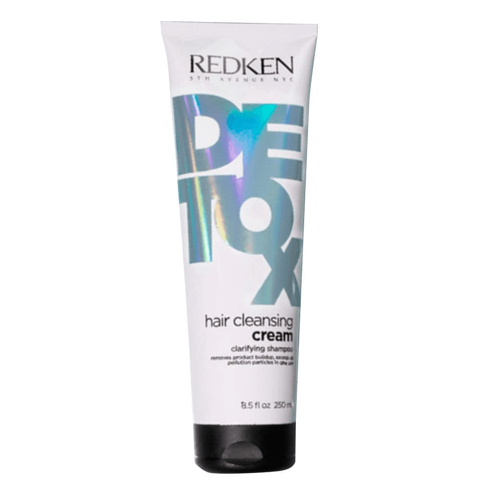 Redken Detox Hair Cleansing Cream Clarifying Shampoo for All Hair Types – Removes Buildup and Strengthens Hair Cuticle
