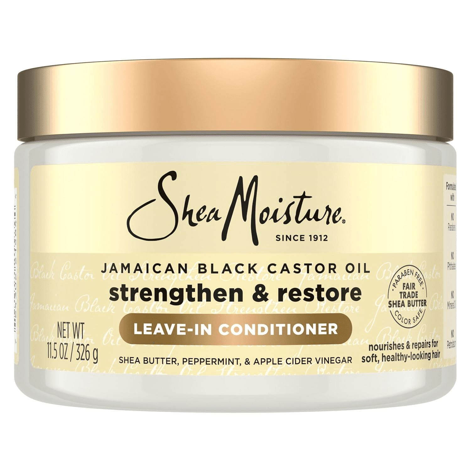 SheaMoisture Jamaican Black Castor Oil Strengthen & Grow Leave-In Conditioner, 11 Ounce
