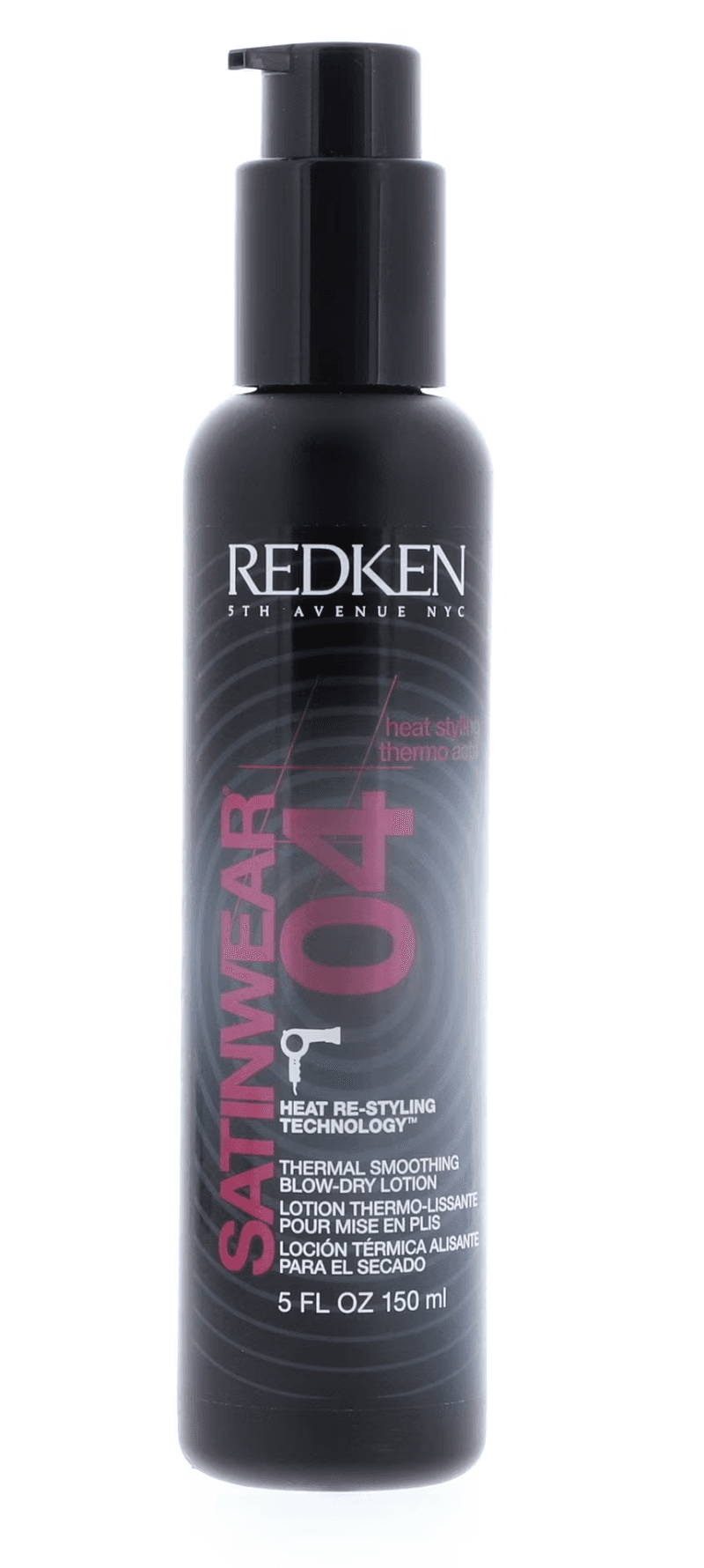 Redken Satinwear 04 Thermal Smoothing Blow-Dry Lotion, 5 Oz