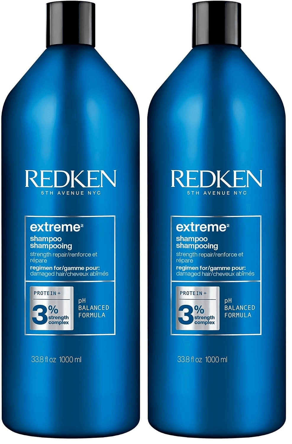 Redken Extreme Shampoo – Strengthen & Repair Damaged Hair,For Damaged Hair,Infused with Proteins,(Pack of 2)