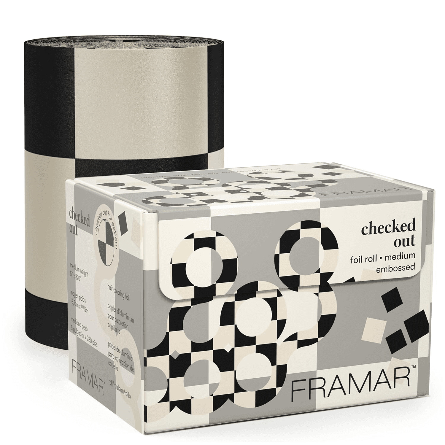 Checkered Hair Foil, Hair Foils for Highlighting Long Hair – 320 Ft