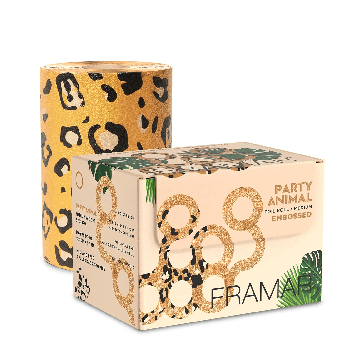 Framar Party Animal Hair Foil, Hair Foils for Highlighting Long Hair