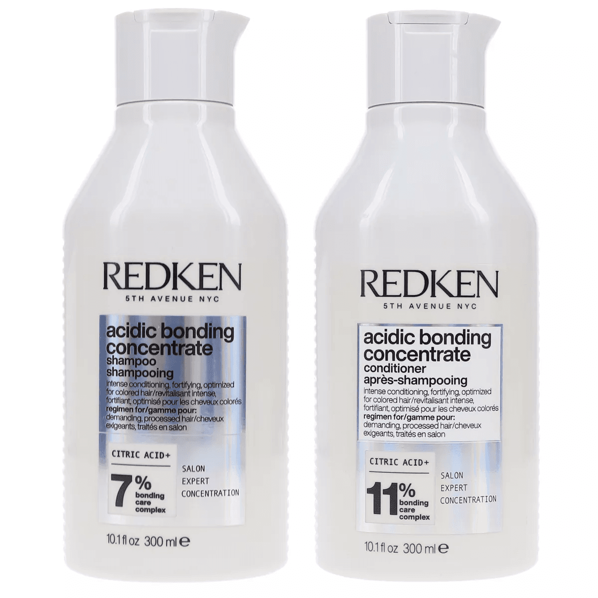 Redken Acidic Bonding Concentrate Shampoo 10 Oz & Conditioner 10 Oz Combo Pack