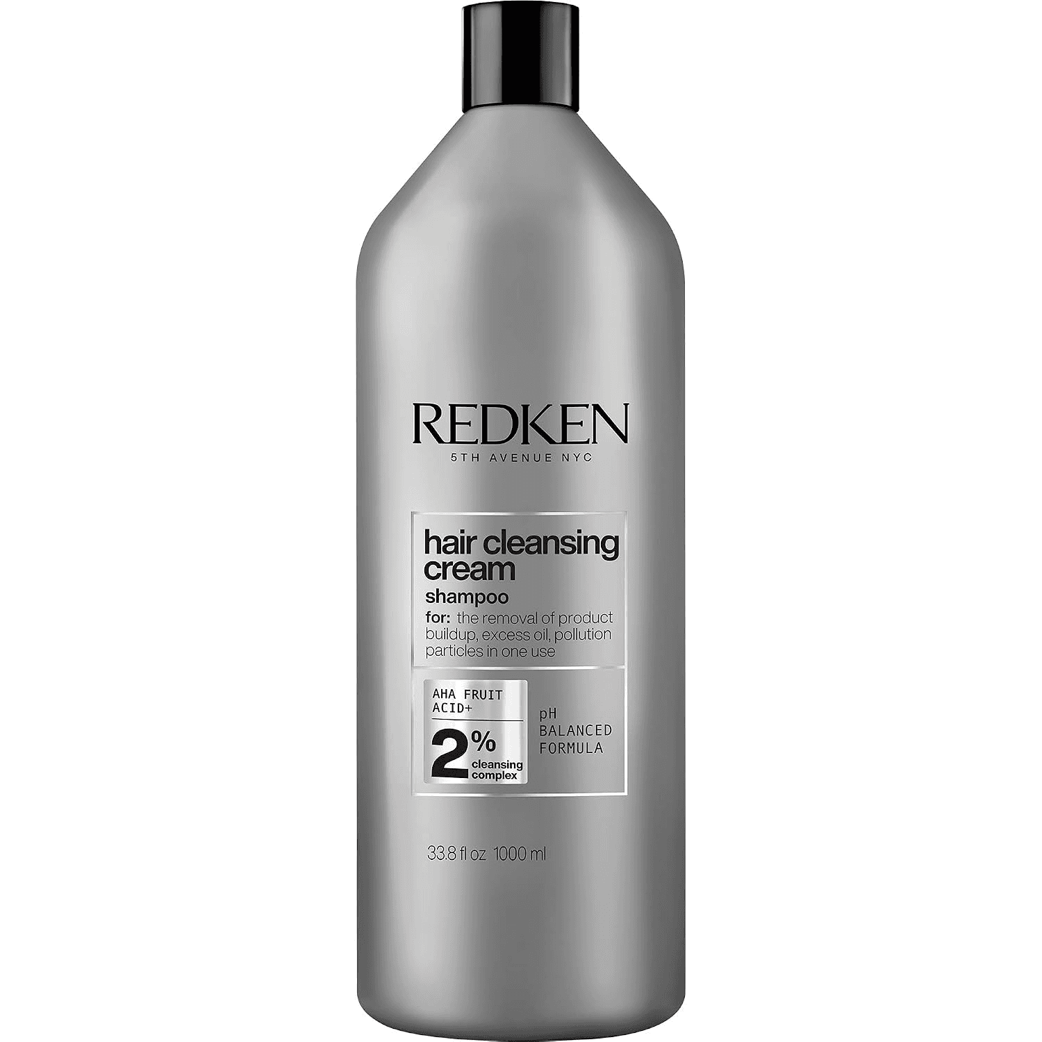 Redken Detox Hair Cleansing Cream Clarifying Shampoo for All Hair Types – Removes Buildup and Strengthens Hair Cuticle