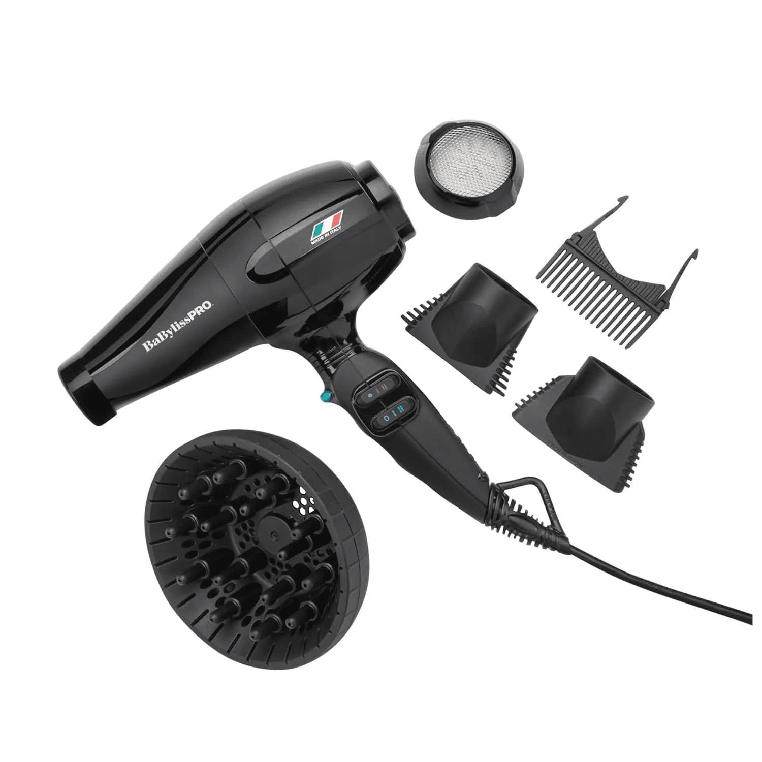 BaBylissPRO Nano Titanium Italian Portofino Hair Dryer – Professional 2000 Watt Blow Dryer