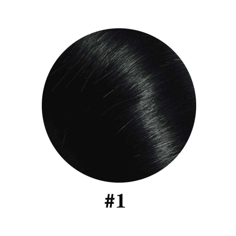 Real human hair double weft seamless clip-in extensions