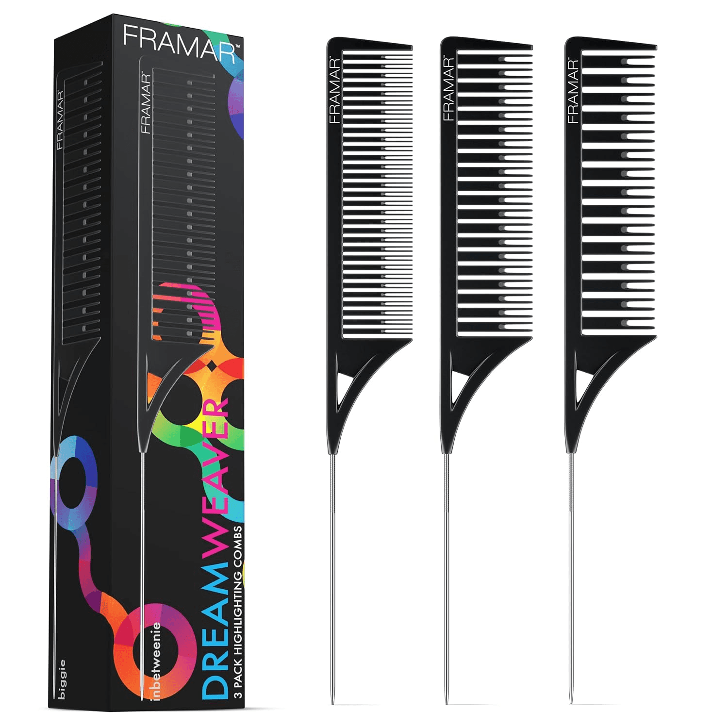 Framar Dreamweaver Highlight Comb Set, Foiling Combs for Highlighting