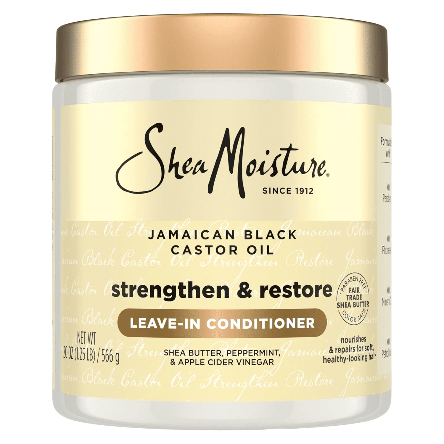 SheaMoisture JBCO LEAVE in COND STRNGTH+RESTORE 20 FL.OZ.