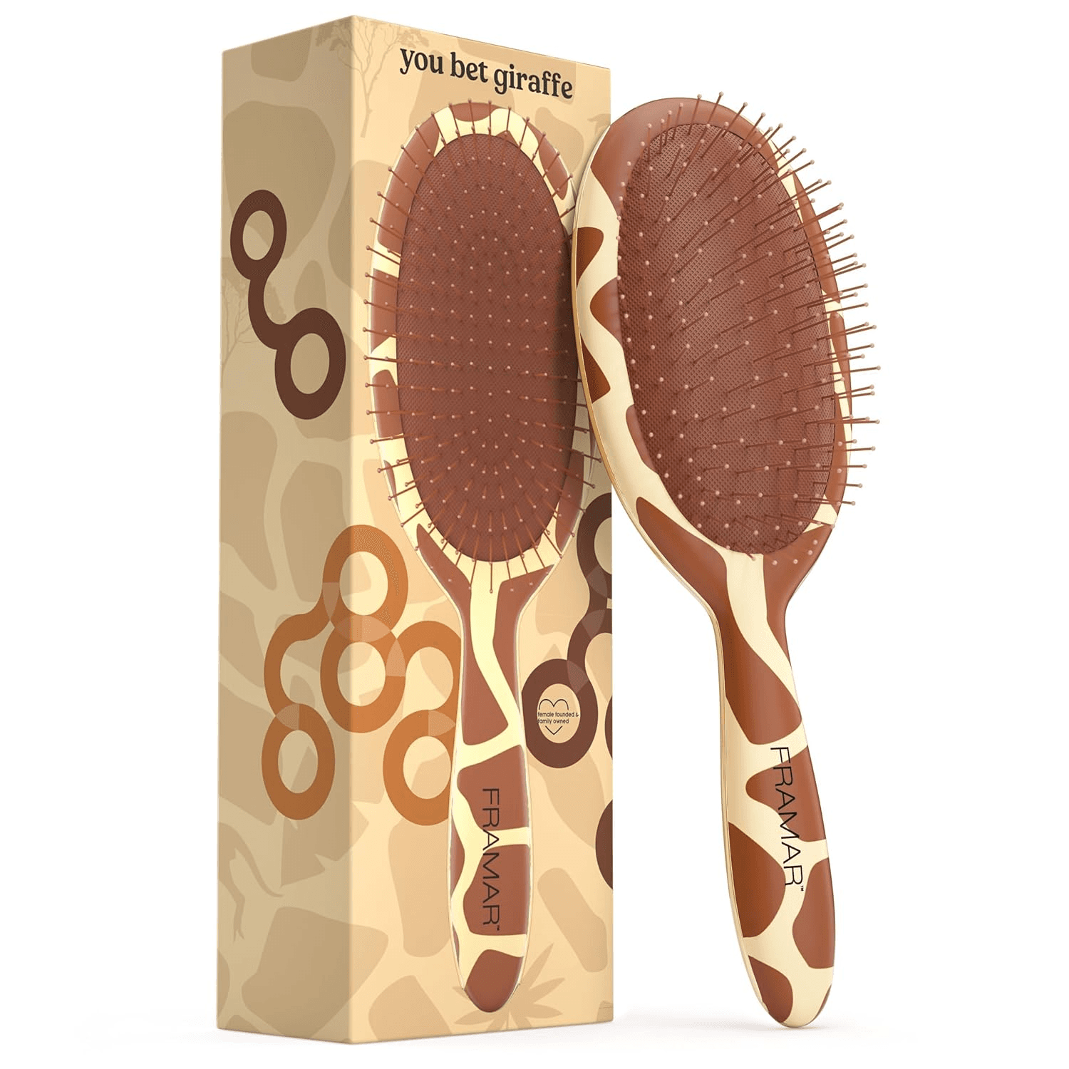 Wet Hair Brush Detangler, Detangling Hairbrush for Women – Giraffe