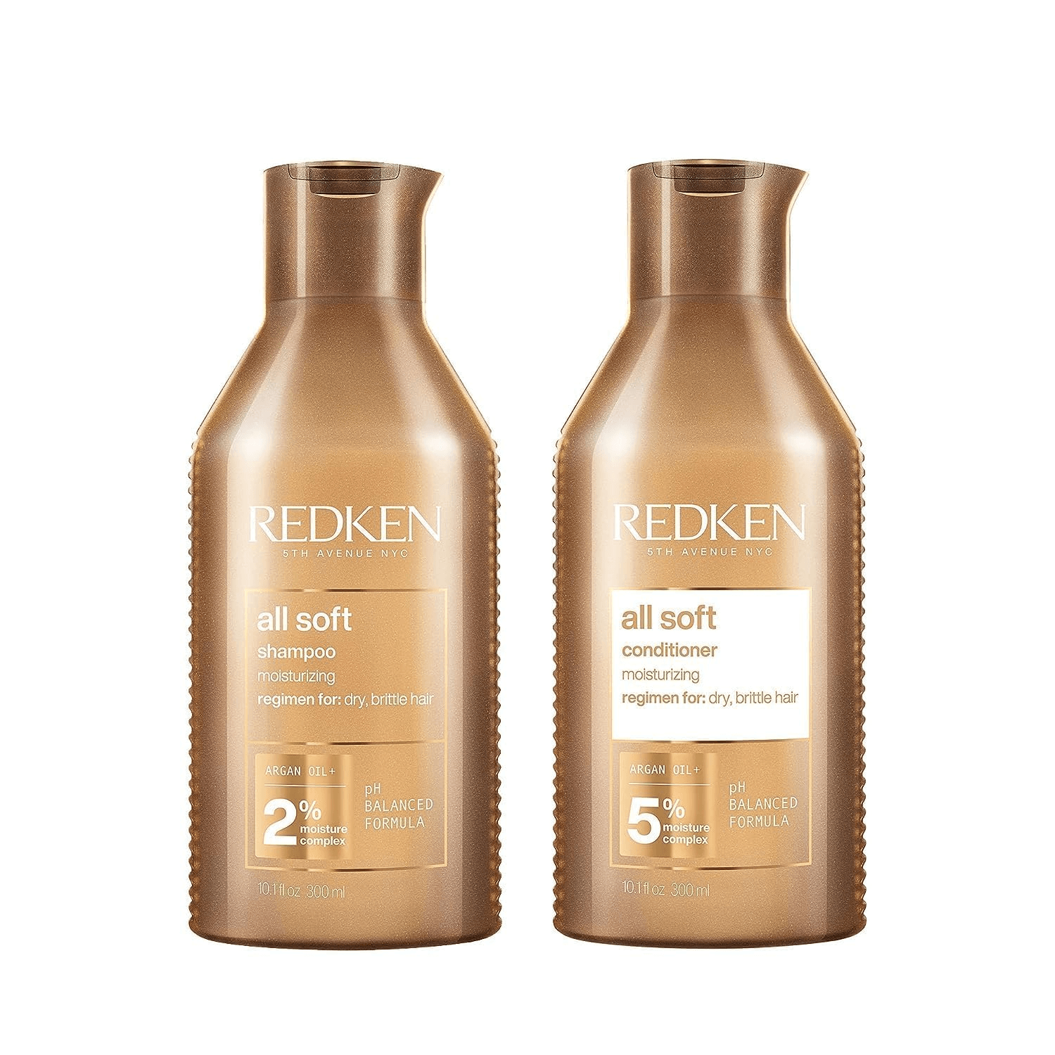 Redken All Soft Shampoo & Conditioner Set – for Dry, Brittle Hair